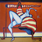 "ASIA KIDNAPS EUROPE" 30х30 (o/a on canvas) -no-