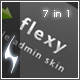 Flexy - liquid admin skin - 7 in 1 - ThemeForest Item for Sale