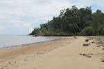 Pantai Nibung di Pulau Bunyu