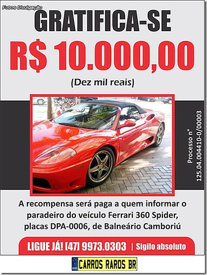 Caça a Ferrari