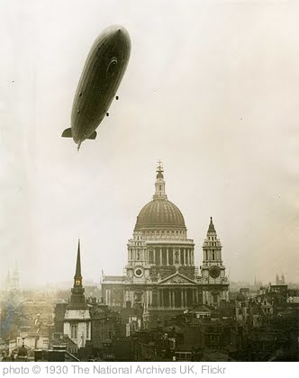 'Zeppelin over St. Paul's' photo (c) 1930, The National Archives UK - license: http://www.flickr.com/commons/usage/
