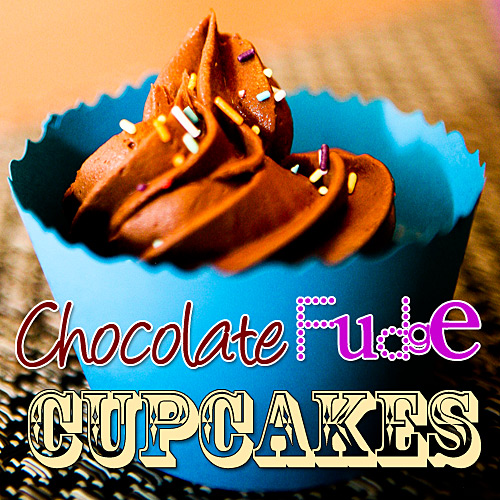 Chocolate fudge cupcakes