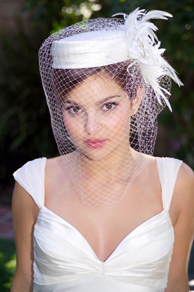 Pillbox Hat for brides