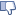 Dislike symbol for Facebook status and comments