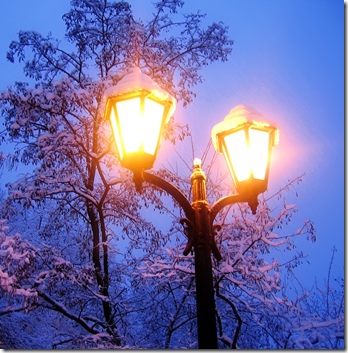City Lights Winter Snow-long goodbye