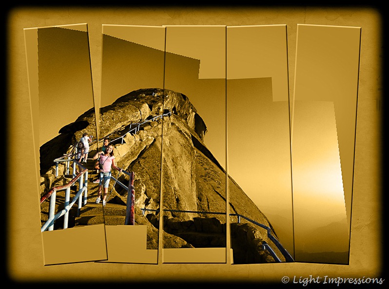 Light Impressions-Moro Rock at Sequoia National Park