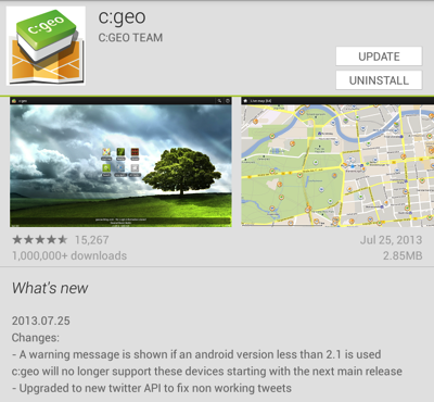 cgeo20130725.png c:geo version 2013.07.25