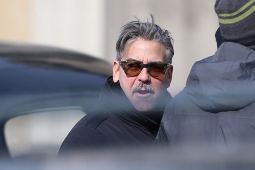 George Clooney a Monuments Men forgatásán 01