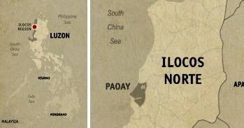 Paoay Location Map