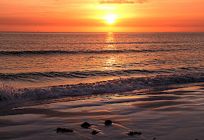 Sunset on Siesta Key in Sarasota.  Jim's birthday 2013