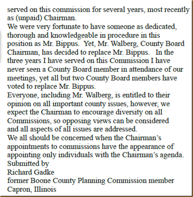 boone county watchdog bcj letter to editor on mr walberg s