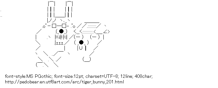 text bunny