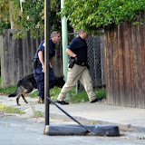 SacPD had a brief pursuit in the OakPark area when the suspects foot bailed into the neighborhood. SacPD searching the area with K9. News_111101_PursuitFootBail