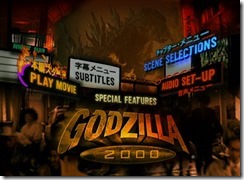 Godzilla 2000 DVD Menu