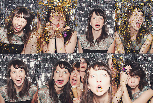 And of course, the adorable Ashley Meaders is a pro at the Smilebooth -- especially in front of her own handmade backdrop! And of course, the adorable Ashley Meaders is a pro at the Smilebooth -- especially in front of her own handmade backdrop!