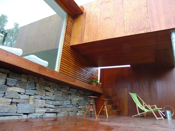 Arquitectura contemporánea para una casa de retiro