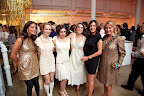 Carte Blanche (in white) here with (from left to right) Jennifer Zabinski from The Wedding Library, Audra Asencio from Martha Stewart, and Claudia Hanlin from The Wedding Library.
