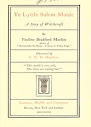 Ye Lyttle Salem Maide A Story Of Witchcraft Ocr Version