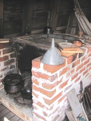 Plymouth Mayflower 8.13 kitchen area cook area and water