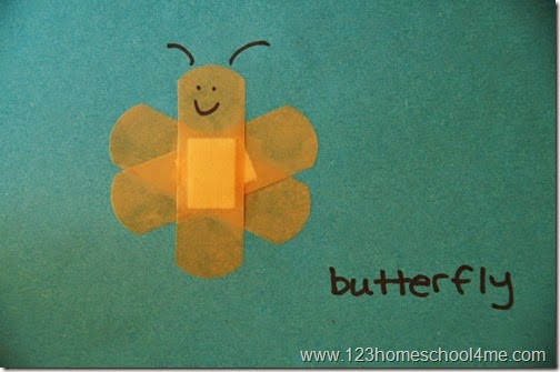 butterfly bandage art butterfly bandage art