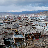 Shangri-la - old city and mountains