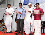 New Ministers Swearing Laxman Savadi,C C Patil,Revunaik Belumigi,A Randas