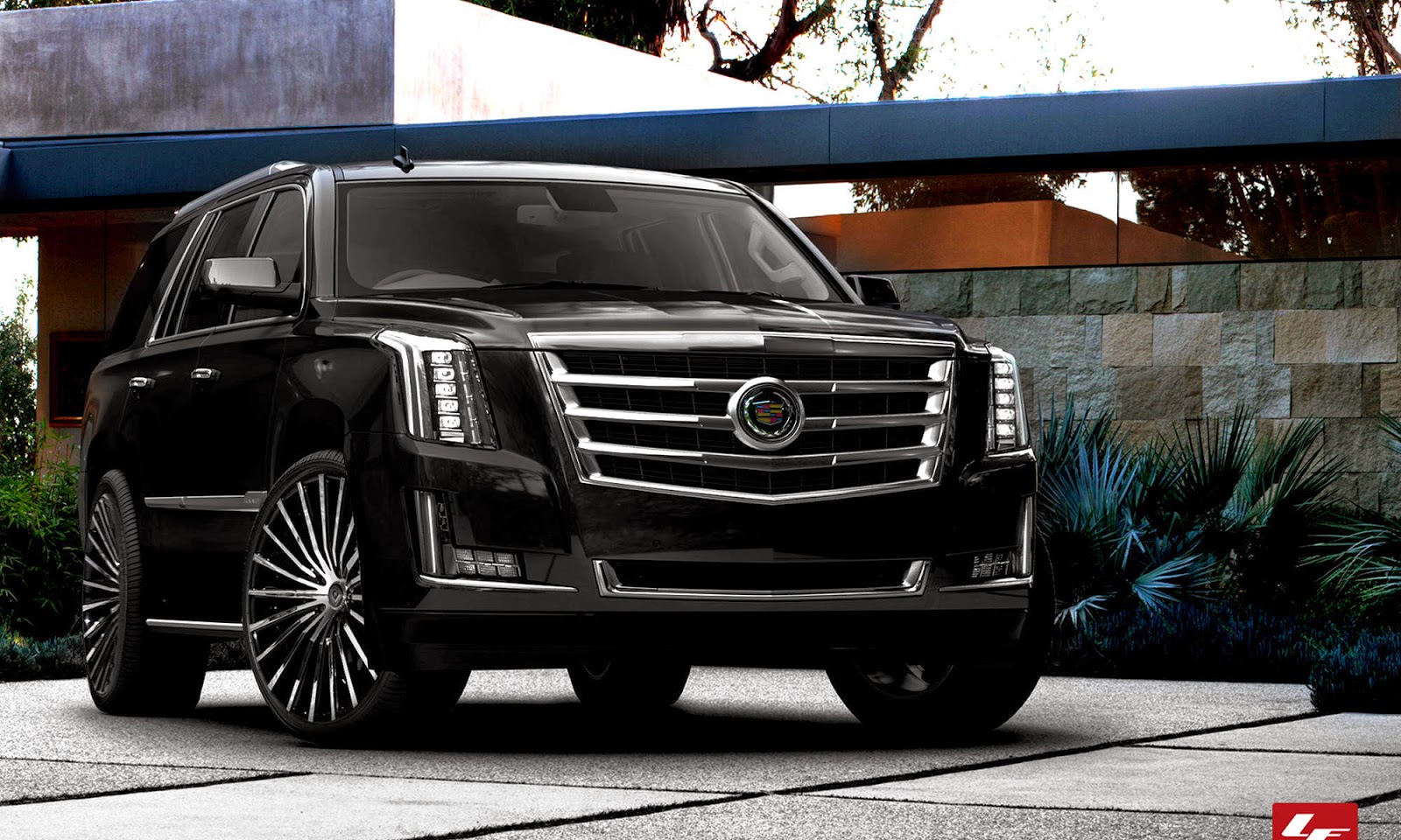 2015 Cadillac Escalade On Custom Lexani Lz 722 Rims Only The
