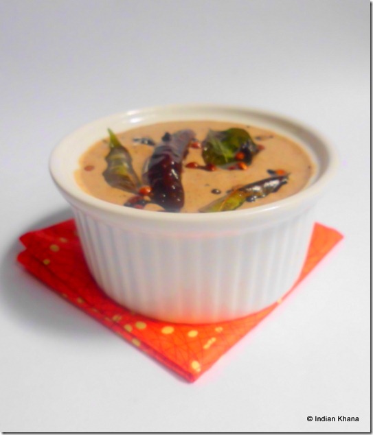 Muingfali ver kadalai chutney