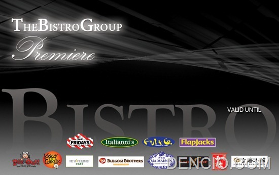 The Bistro Group Premiere Card