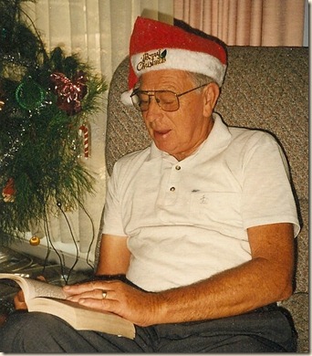 dad at Christmas