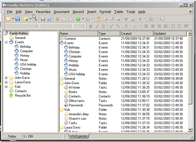 WinOrganizerGratis WinOrganizer Gratis PIM