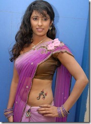 Telugu Actress Shravya Reddy Hot in Saree Pics