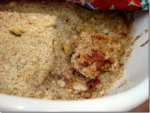 Crumble de maçã