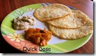 40 - Quick dosa - with leftover cooked rice