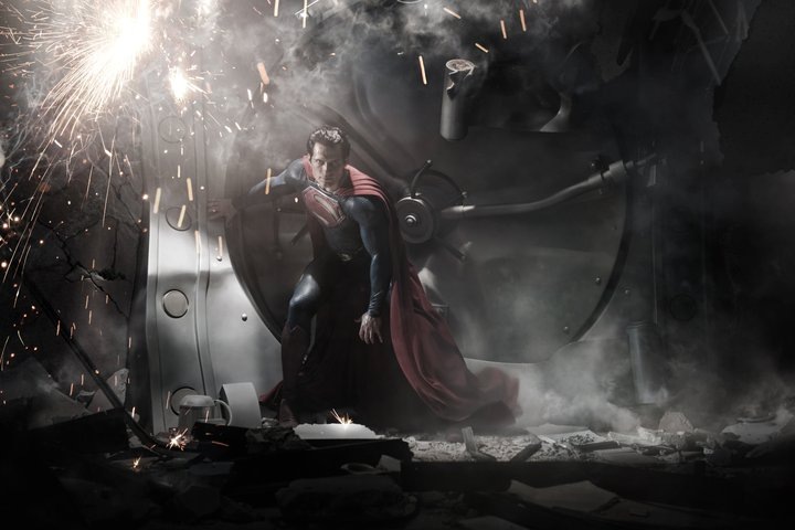 Henry Cavill as the Man of Steel