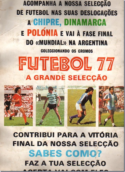 futebol 77 caderneta cromos int2