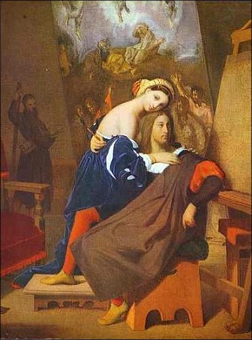 Ingres, Raphael et la Fornarina Ingres, Raphael et la Fornarina