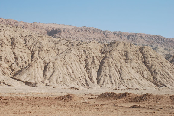 Route de Turfan - montagnes tianshan