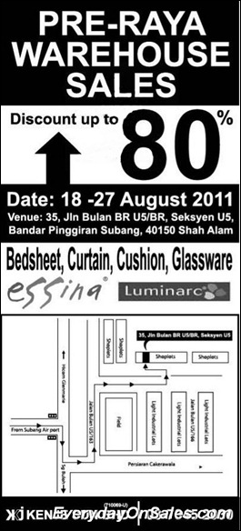 Essina-Luminarc-Warehouse-Sale-2011-EverydayOnSales-Warehouse-Sale-Promotion-Deal-Discount
