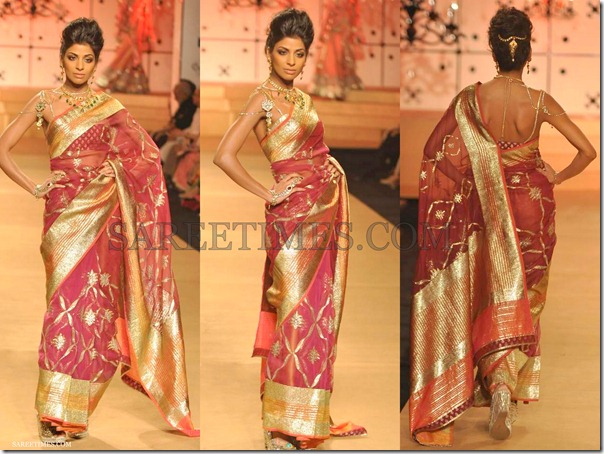 Ashima_Leena_Pink_Saree