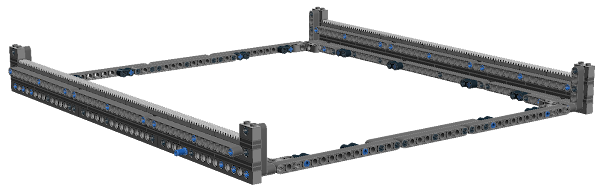 LEGO Mindstorms NXT X-Y Plotter: Printer Bed