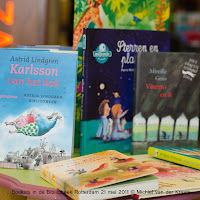 Boekids in de Bibliotheek Rotterdam 21 mei 2011. Boekids Poetry Pie, Boektitelgedichten en de Boekdis BoekenQuiz.