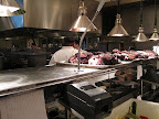 Diners kept poking their heads in the kitchen all night to catch a glimpse of the chefs as they prepared dinner.