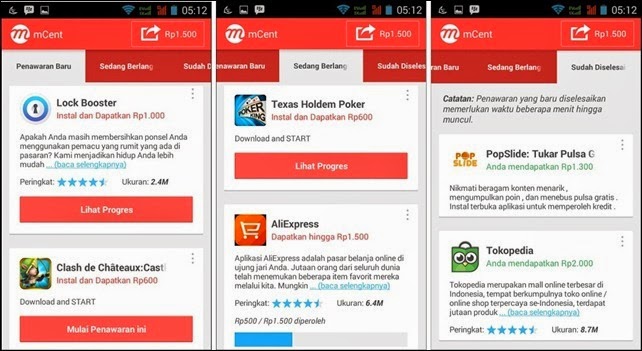 Daftar Aplikasi Android Penghasil Uang Dollar dan Pulsa Gratis