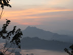 Sunset view from Phu Si Hill