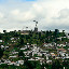 This strange madonna is on top of a hill viewable from all of Quito - we didn't venture any closer!