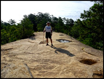 13 - Bill on top and in the middle of Natural Bridge