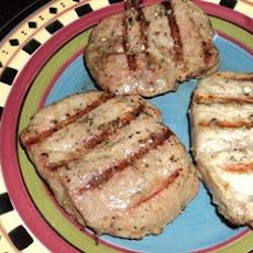 Grilled Lemon Herb Pork Chops