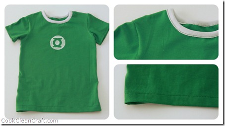 Green Lantern Tshirt Collage