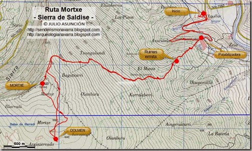 MAPA SIERRA SALDISE